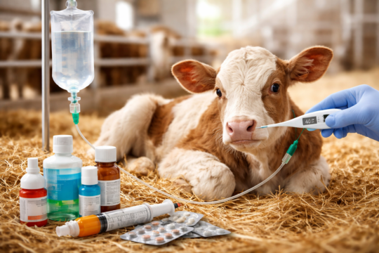 Durchfalltherapie beim Kalb